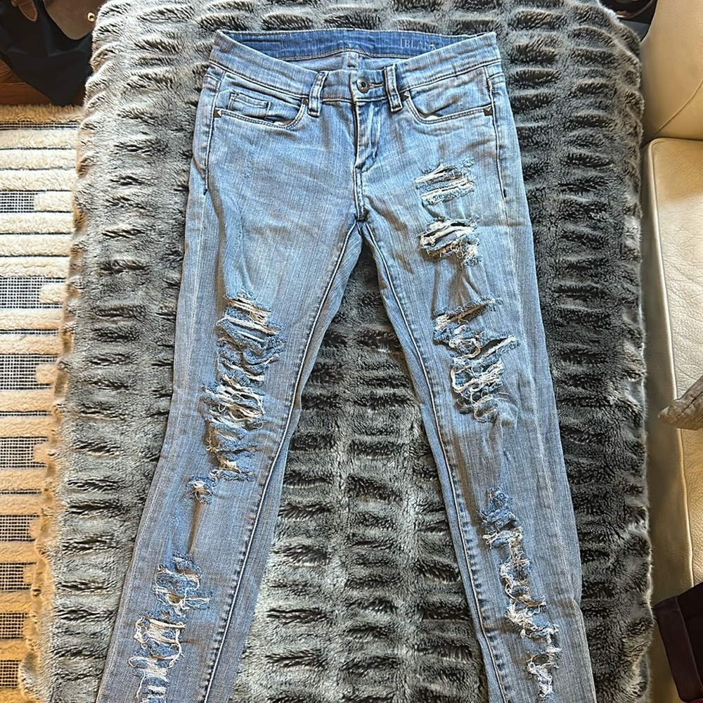 Blank NYC distressed skinny jeans